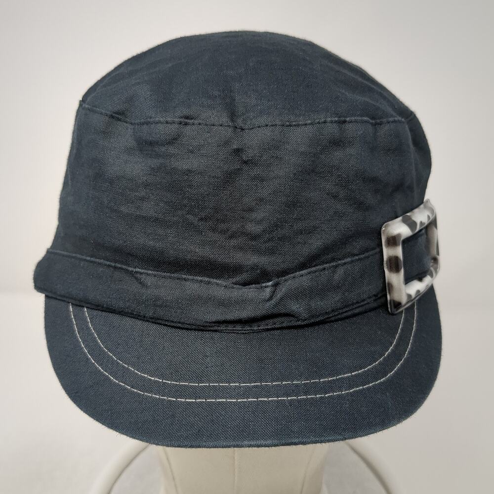 Scala Pronto Cadet Army Cap Black One Size Stretc… - image 2